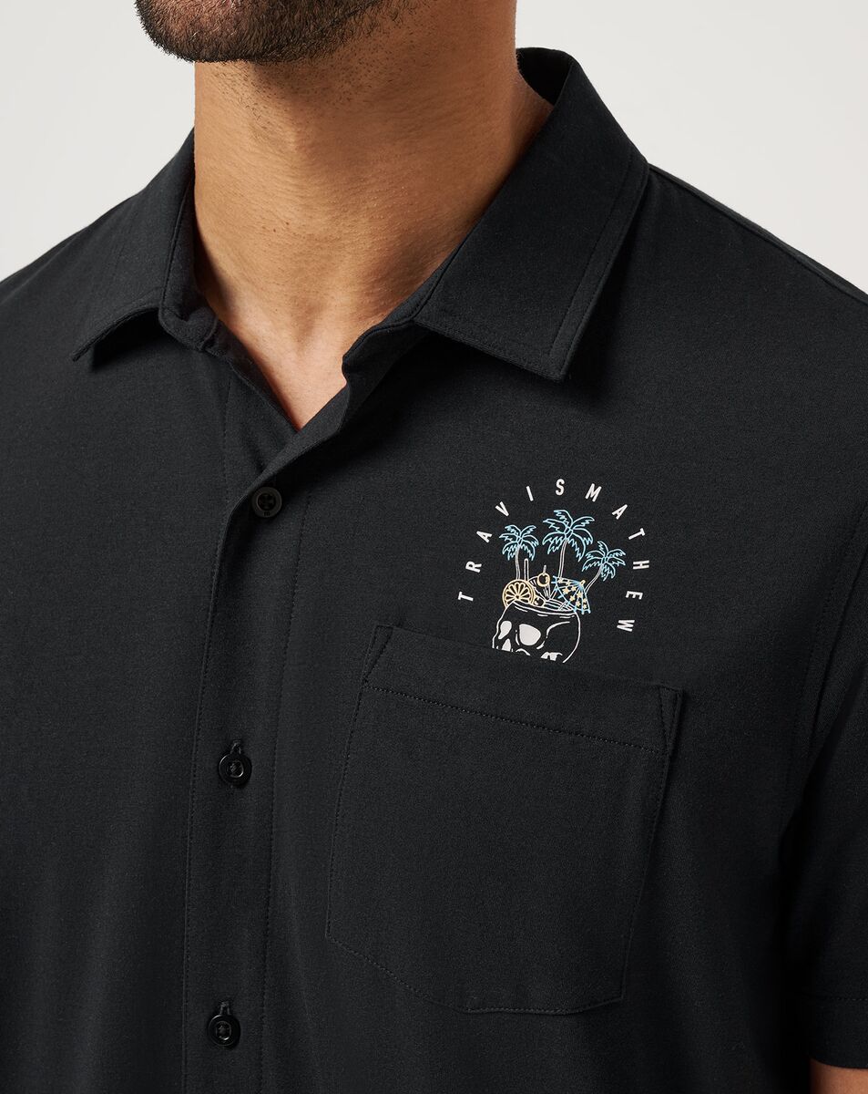 POOLSIDE PITCHER BUTTON-UP