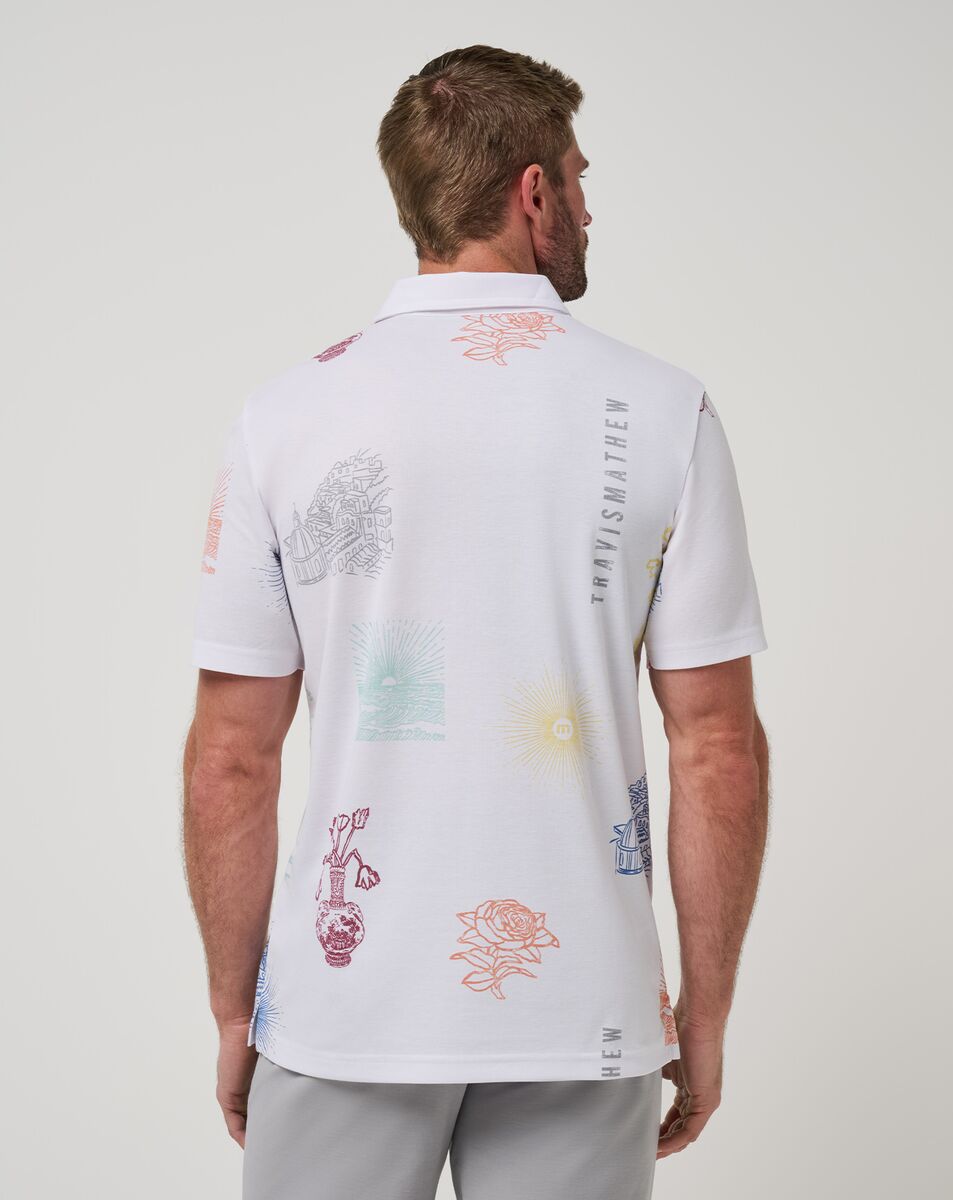 美品 Travis Mathew アロハ ゴルフ ポロシャツ ボタニカル