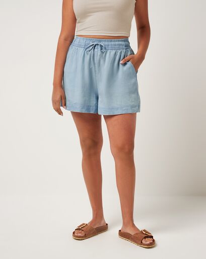 CHAMBRAY SHORT Image Thumbnail 3