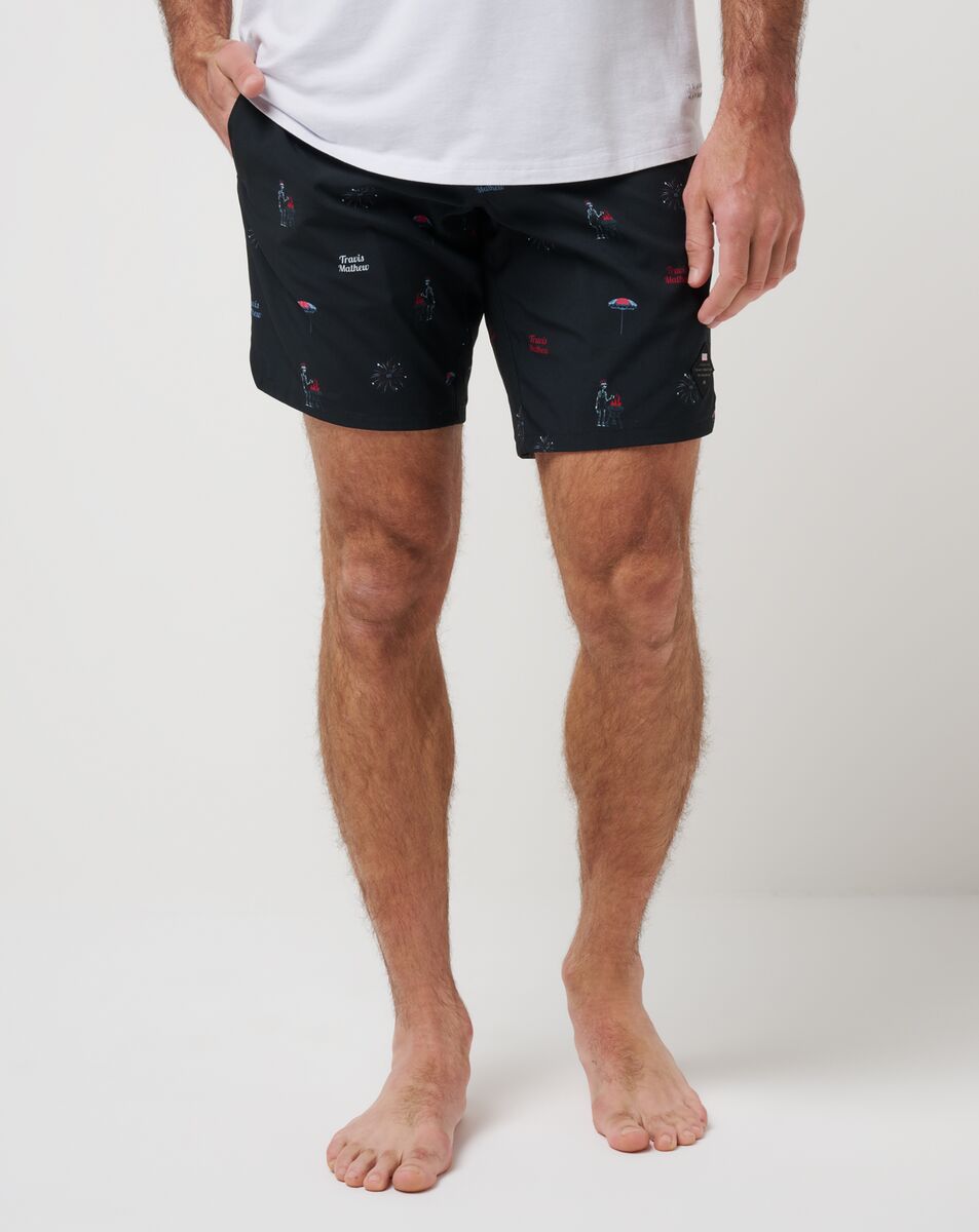 RED WHITE AND BOOYAH BOARDSHORT 0