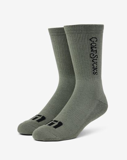 GOLF SUCKS CREW SOCK Image Thumbnail 0
