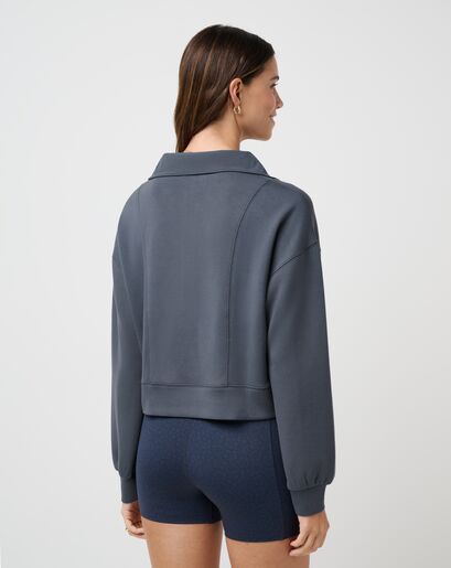SKYLOFT SOFT PERF HALF ZIP Image Thumbnail 1