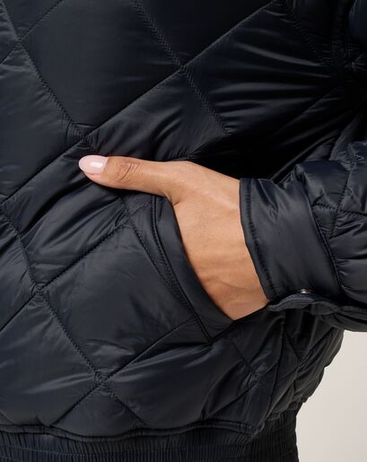 LIGHTS AT NIGHT QUILTED JACKET Image Thumbnail 3