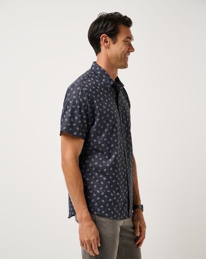 TECHWOVEN GREY WIND BUTTON-UP Image Thumbnail 1