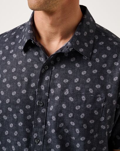 TECHWOVEN GREY WIND BUTTON-UP Image Thumbnail 3