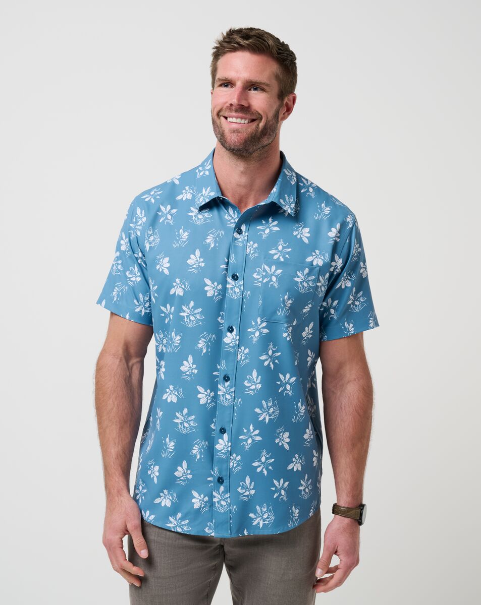 TECHWOVEN SEAMATE BUTTON-UP 0