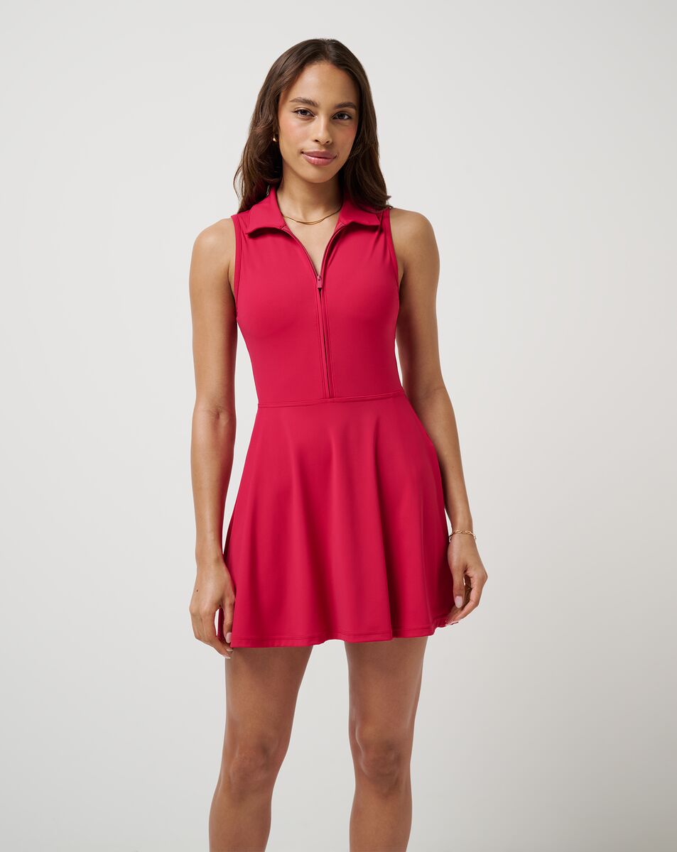 MOVEKNIT SLEEVELESS POLO DRESS 2.0 0