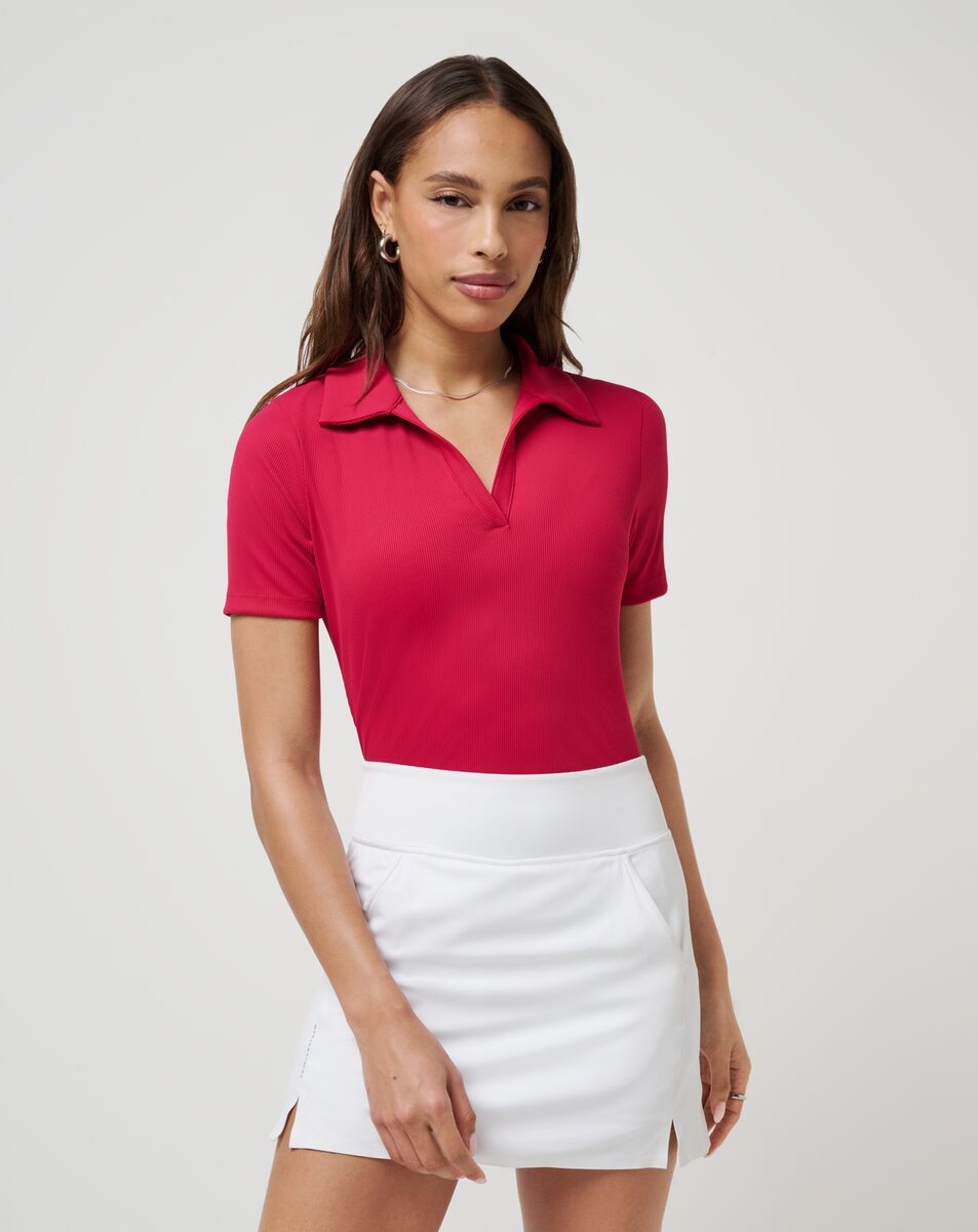 MOVEKNIT VNECK POLO 0