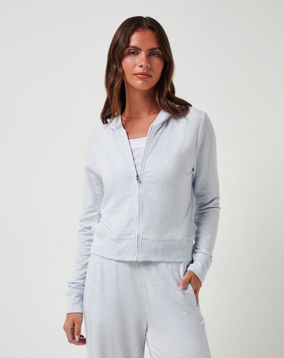 CLOUD TERRY ZIP HOODIE Image Thumbnail 3