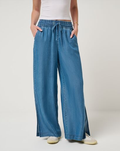 CHAMBRAY PANT Image Thumbnail 0