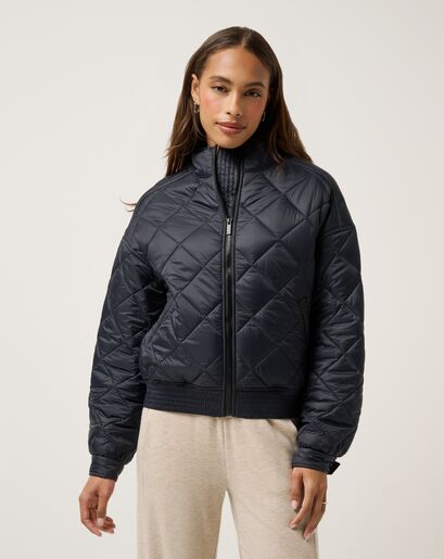 LIGHTS AT NIGHT QUILTED JACKET Image Thumbnail 0