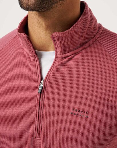PERFORMANCE WAFFLE QUARTER ZIP Image Thumbnail 3