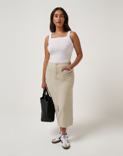 EVERYDAY MAXI SKIRT Image Thumbnail 4