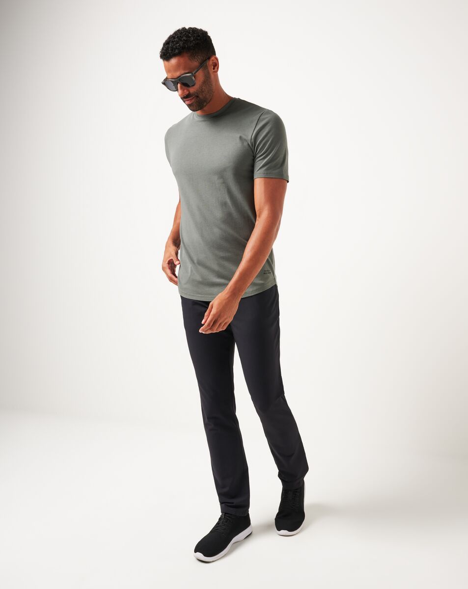 【ナル男】MELTON SLOW TAPERED PANTS-JUST Men's Mustard Relaxed Fit Dress Sweatpant