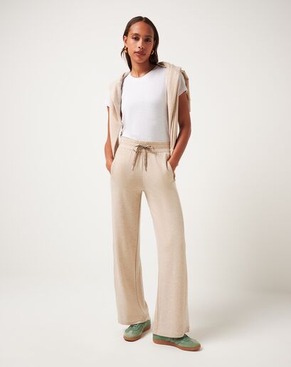 CLOUD TERRY WIDE LEG PANT Image Thumbnail 3