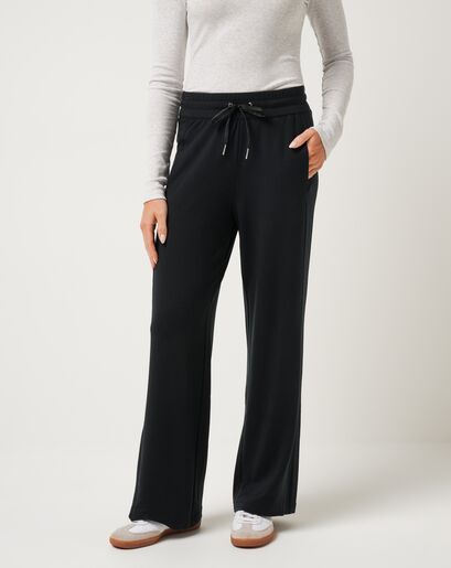 CLOUD TERRY WIDE LEG PANT Image Thumbnail 0