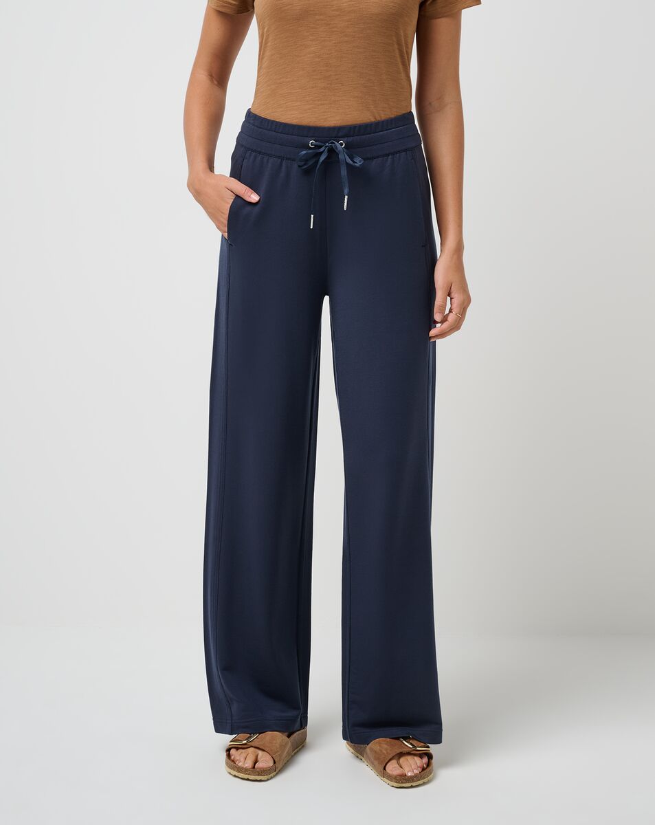 CLOUD TERRY WIDE LEG PANT 0
