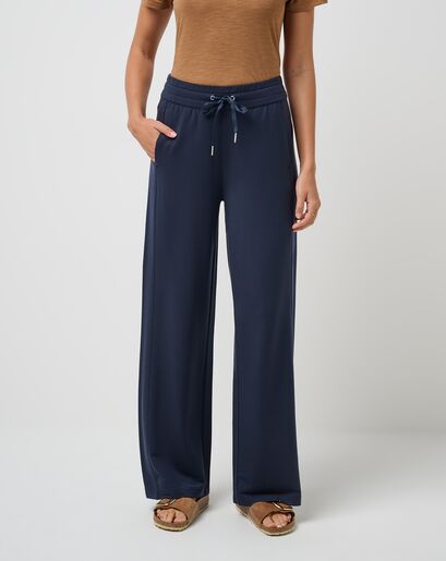 CLOUD TERRY WIDE LEG PANT Image Thumbnail 0