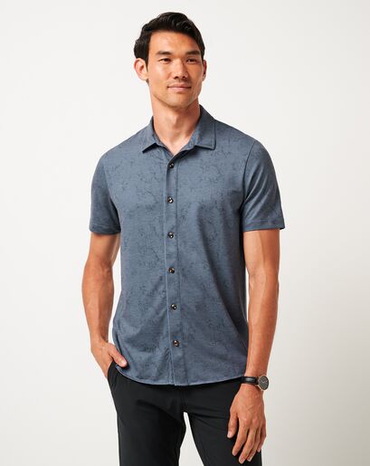 KNIT FEATHERWEIGHT TIDES BUTTON-UP Image Thumbnail 0