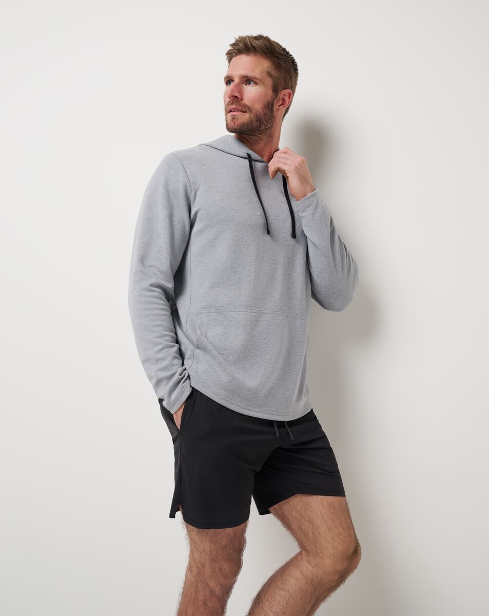【U LAN】(UNISEX) Core Side Track Over Hoodie Zip Up Oversized Hoodie in Washed Warm Sand | Oner Active US