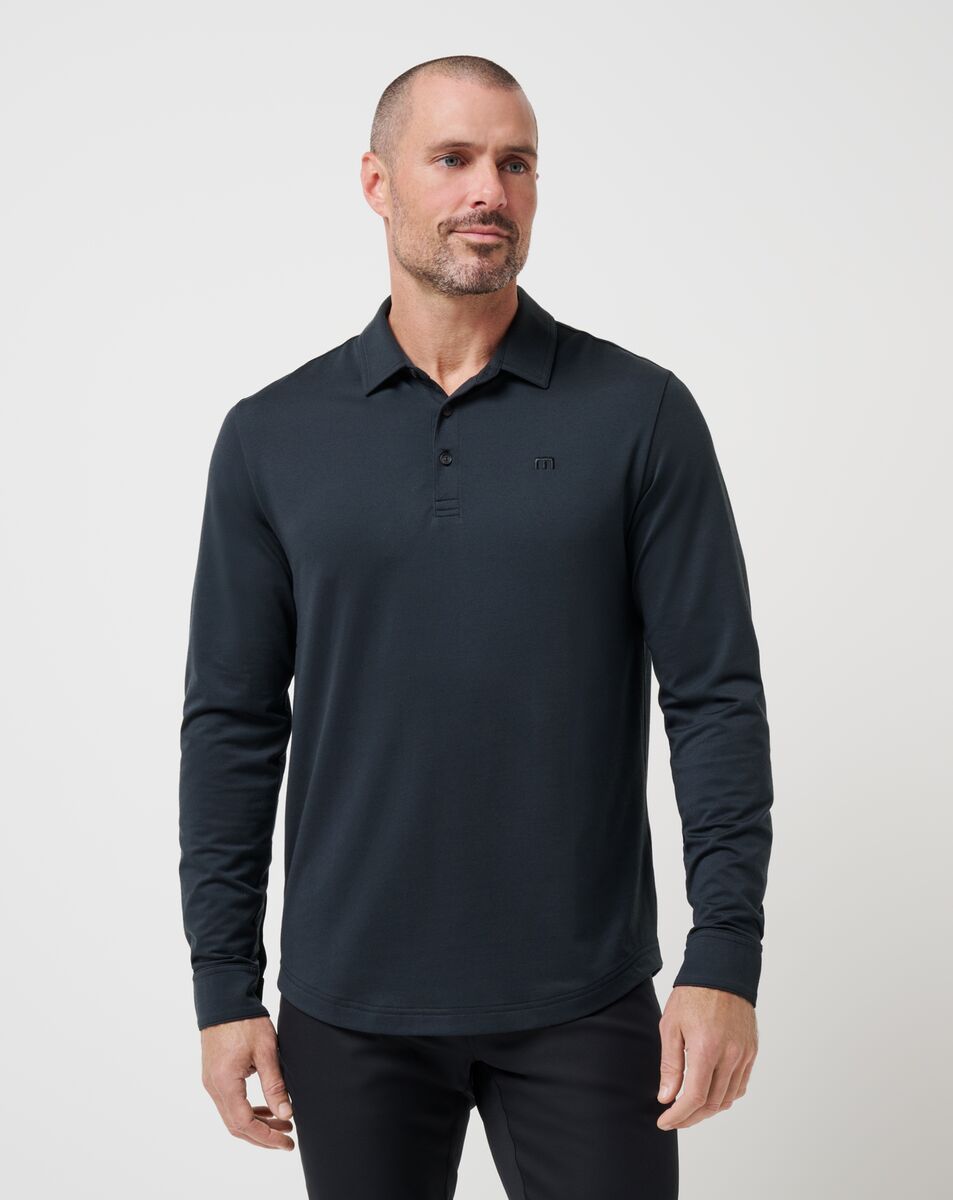 FEATHERWEIGHT LONG SLEEVE POLO 0