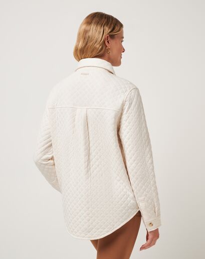 DIAMOND QUILTED SHACKET Image Thumbnail 1