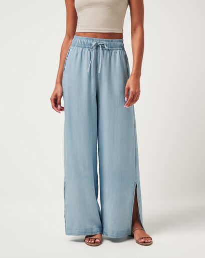 CHAMBRAY PANT Image Thumbnail 0