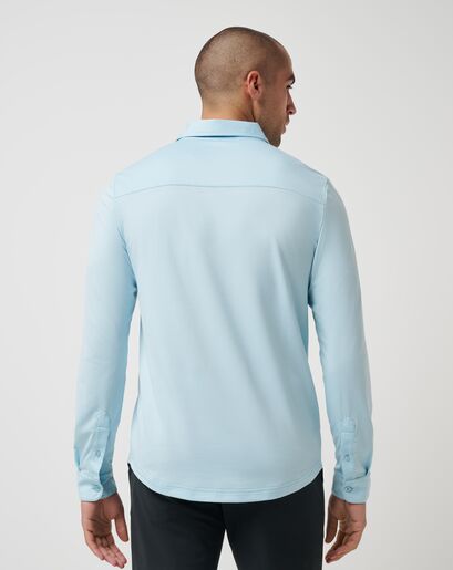 FEATHERWEIGHT LONG SLEEVE POLO Image Thumbnail 2